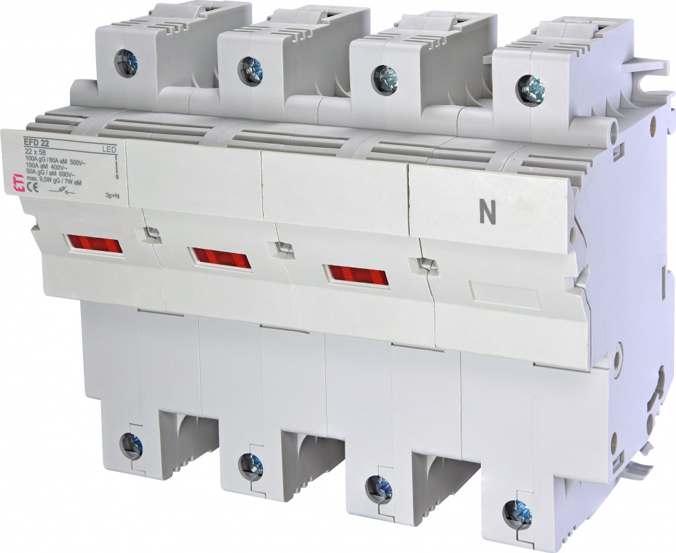 siguranta efd 22 3p+n led 002570015